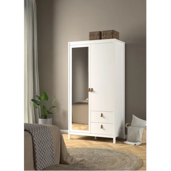 Riidekapp Madrid 2u2s (valge)