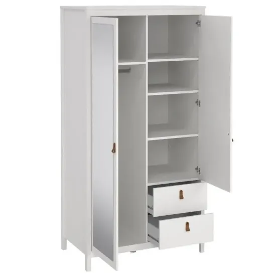 Riidekapp Madrid 2u2s (valge)