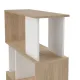 Raamaturiiul Maze (hickory/valge)