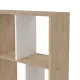 Raamaturiiul Maze (hickory/valge kõrgläige)