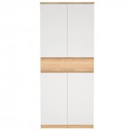 Esikukapp Naia (hickory tamm/valge)