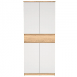 Esikukapp Naia (hickory tamm/valge)