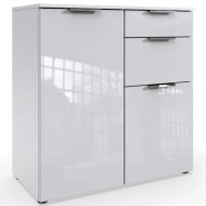 Kummut Level36 C (valge/valge klaas)