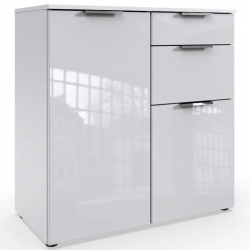 Kummut Level36 C (valge/valge klaas)