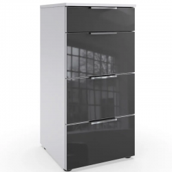 Kummut Level36 C (valge/hall klaas)