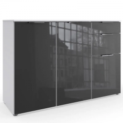 Kummut Level36 C (valge/hall klaas)