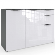 Kummut Level36 D (grafiit/valge kõrgläige)