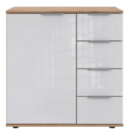 Kummut Easy Plus C (tammeplank/valge klaas)