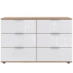 Kummut Easy Plus C (tammeplank/valge klaas)