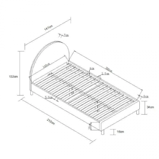 Vipack Voodi Moon 140x200 cm buklee (hall)