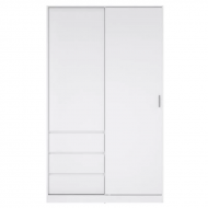 Riidekapp Naia (valge kõrgläige)