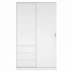 Riidekapp Naia (valge kõrgläige)