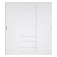 Riidekapp Naia (valge kõrgläige) Riidekapp Naia (valge kõrgläige)