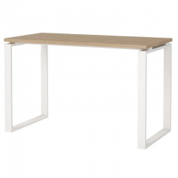 Kirjutuslaud Sign 120 cm (hickory tamm/valge)