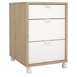 Sahtliboks Sign (hickory tamm/valge)