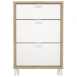 Sahtliboks Sign (hickory tamm/valge)