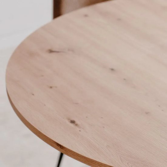 Pikendatav söögilaud Coburg 100-140 cm (artisan tamm/must)