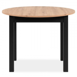 Pikendatav söögilaud Coburg 100-140 cm (artisan tamm/must)