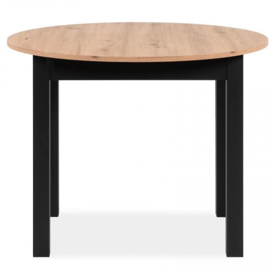 Pikendatav söögilaud Coburg 100-140 cm (artisan tamm/must)