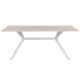 Söögilaud Onex 90x180 cm (liivakivi/valge)
