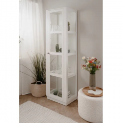 Vitriinkapp Arles 56x40 cm (valge)