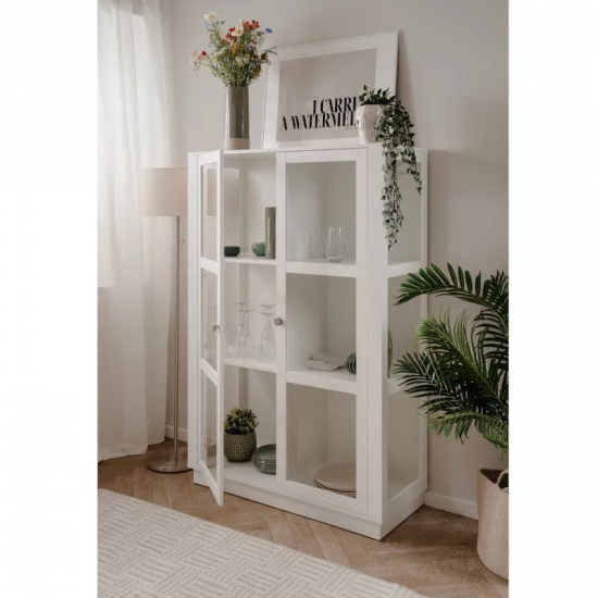 Vitriikapp Arles 100x40 cm (valge)