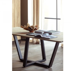 WOOOD Laua tugijalg Tablo (must)