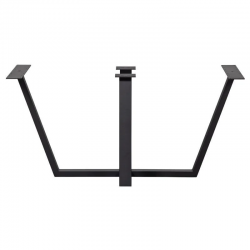 WOOOD Laua tugijalg Tablo (must)