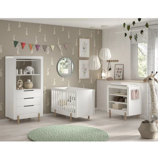 Vipack Beebivoodi Smile 60x120 cm (valge)