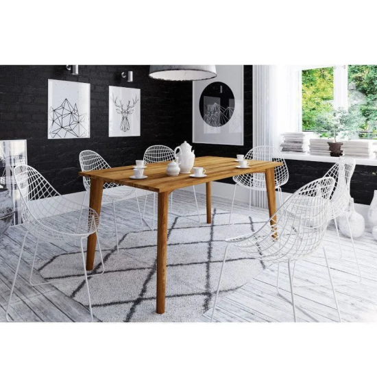 Söögilaud Rhett-Gr 160x90 cm (õlitatud tamm)