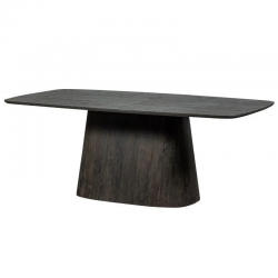 WOOOD söögilaud Leah 105x200 cm (tumepruun)