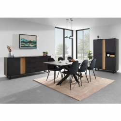 Söögilaud Faro 200x95 cm (must) Söögilaud Faro 200x95 cm (must)