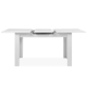 Pikendatav söögilaud Birmingham 125-165x80 cm (valge)