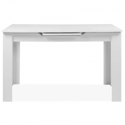 Pikendatav söögilaud Birmingham 125-165x80 cm (valge)