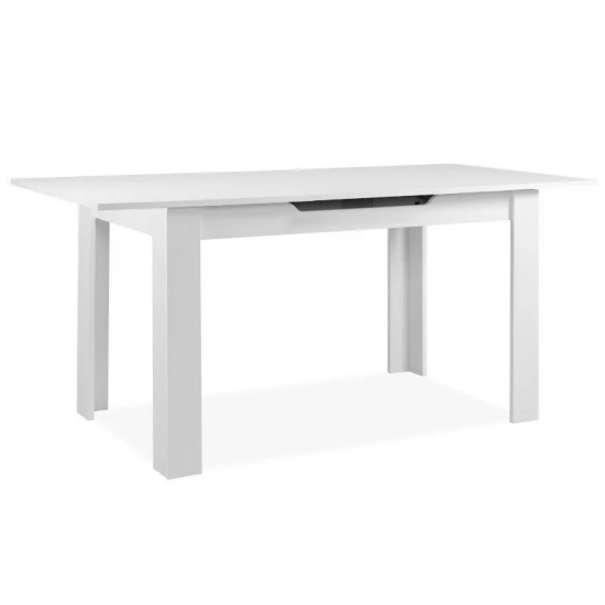 Pikendatav söögilaud Birmingham 125-165x80 cm (valge)