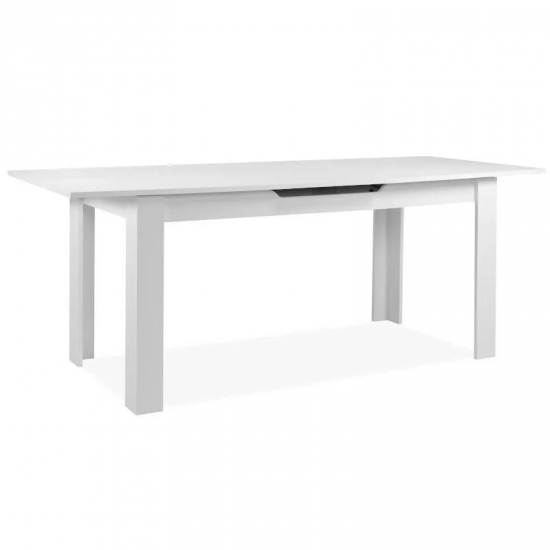 Pikendatav söögilaud Birmingham 160-200x80 cm (valge)