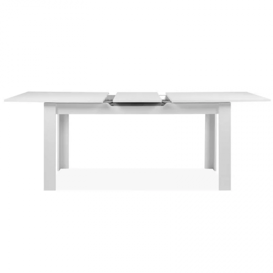 Pikendatav söögilaud Birmingham 160-200x80 cm (valge)
