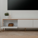 Tv-alus Arona 3u (valge/artisan tamm) Tv-alus Arona 3u (valge/artisan tamm)