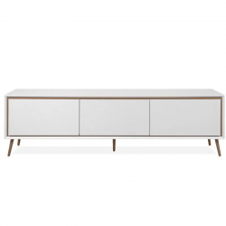 Tv-alus Arona 3u (valge/artisan tamm)