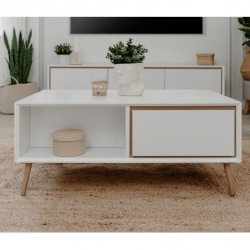 Diivanilaud Arona 1s (valge/artisan tamm)