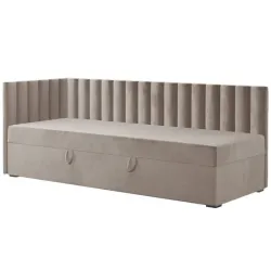 Pesukastiga voodi Klaus vasak 90x200 cm (taupe)
