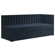 Pesukastiga voodi Klaus parem 90x200 cm (tumesinine)