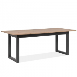 Pikendatav söögilaud Denver 90x200/240 cm (antrasiit/artisan tamm)