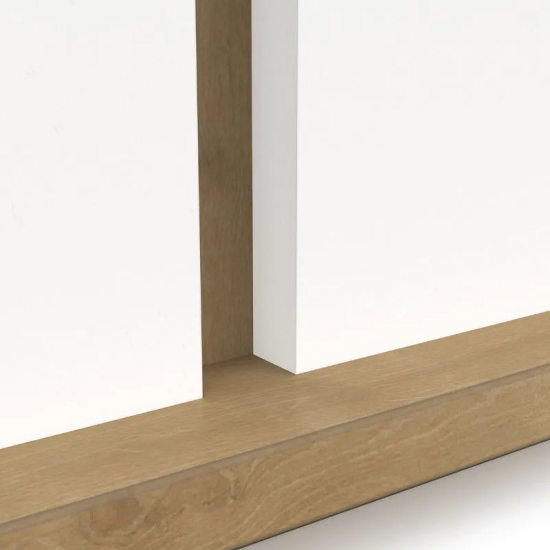 Söögilaud Access 160x90 cm (hamilton tamm/valge)