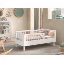 Vipack Väikelapse voodi Forrest 70x140 cm (valge)