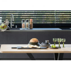 WOOOD söögilaud Combi Tablo 100x240 cm (tamm/must)