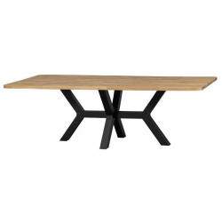 WOOOD söögilaud Combi Tablo 100x240 cm (tamm/must)