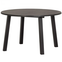 WOOOD pikendatav söögilaud Jan 120x120/160/200 cm (must)