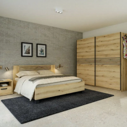 Voodi Kato 180x200 cm (etna tamm)