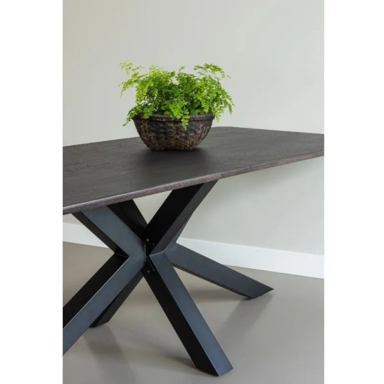 WOOOD Lauajalg Tablo topeltrist (must)